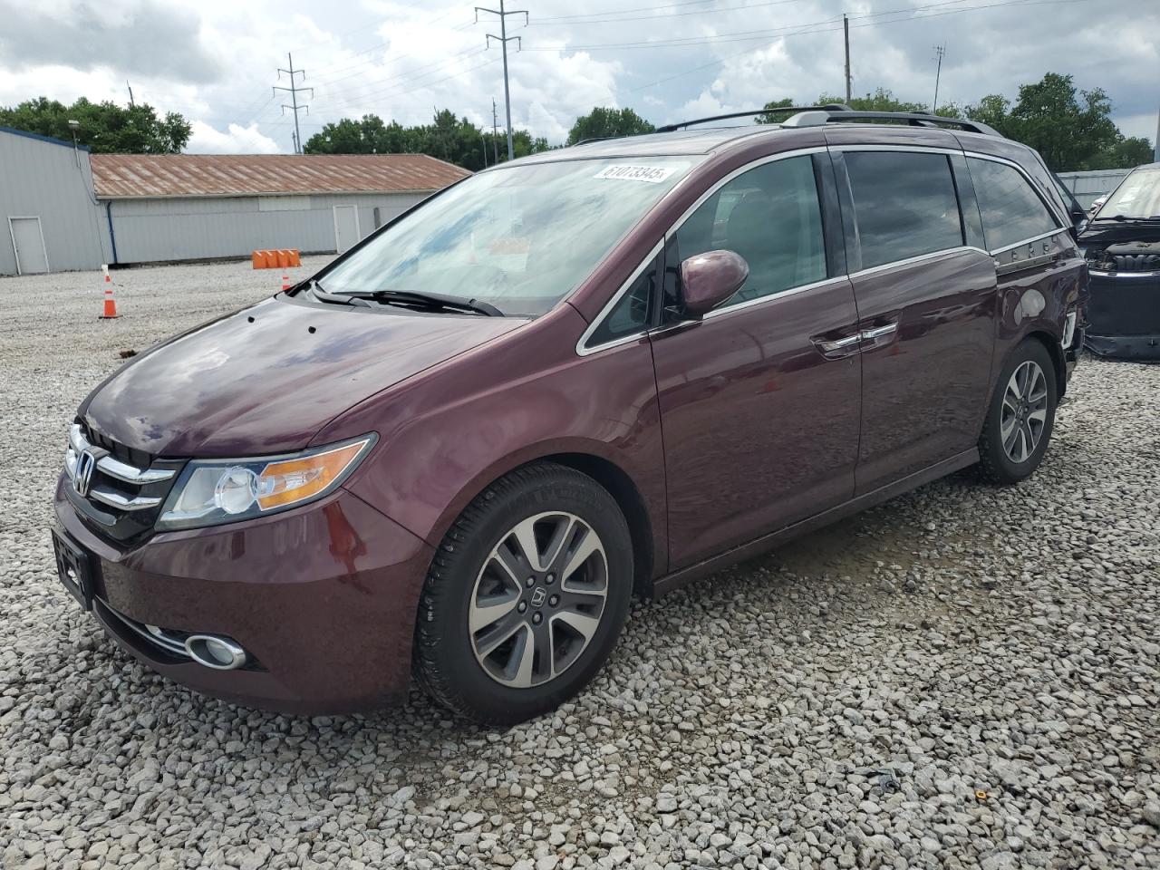 2015 Honda Odyssey Touring للبيع في Columbus، OH - Rear End