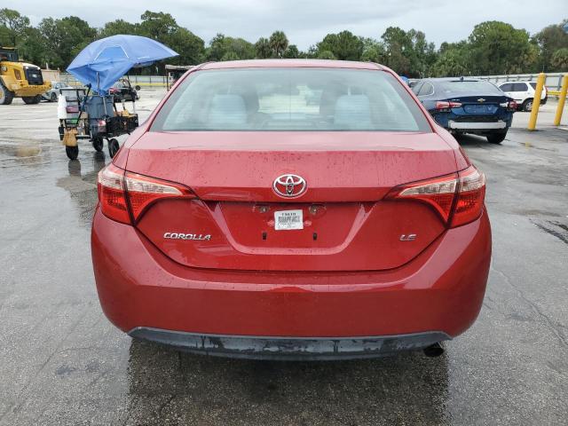  TOYOTA COROLLA 2018 Red
