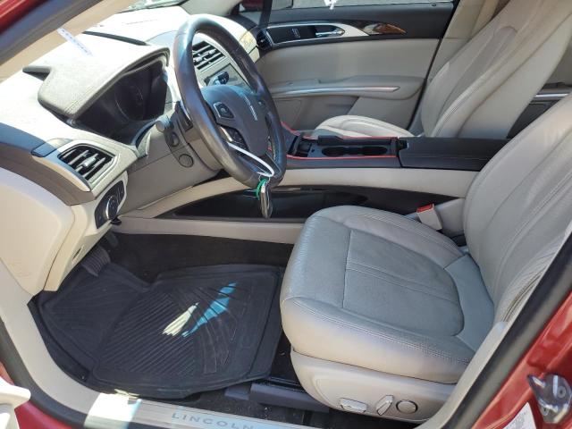  LINCOLN MKZ 2016 Red