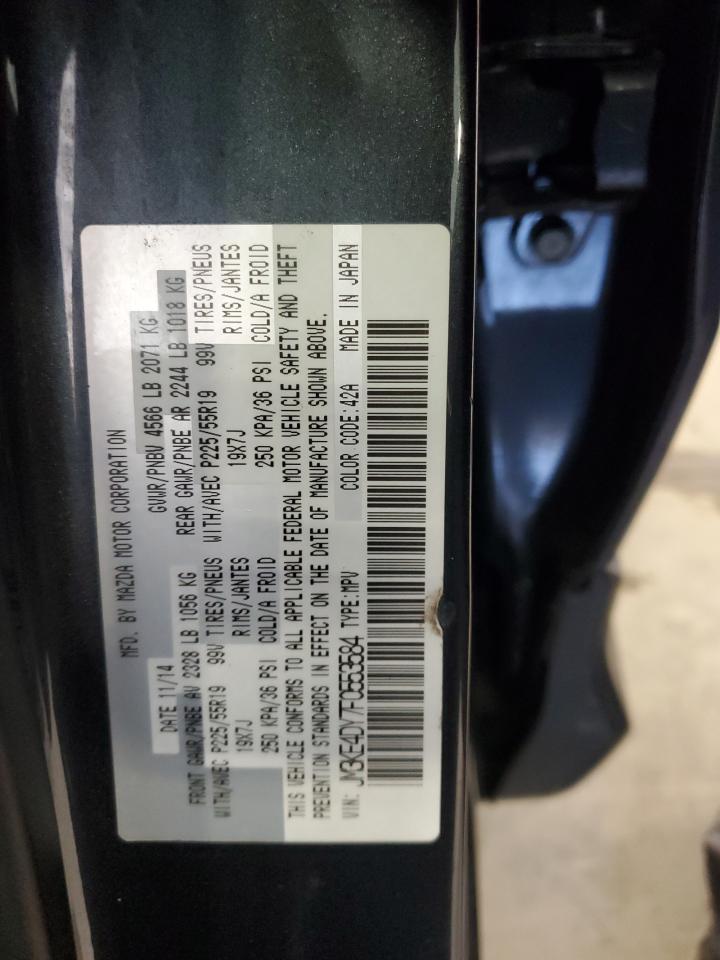 2015 Mazda Cx-5 Gt VIN: JM3KE4DY7F0553584 Lot: 62095635