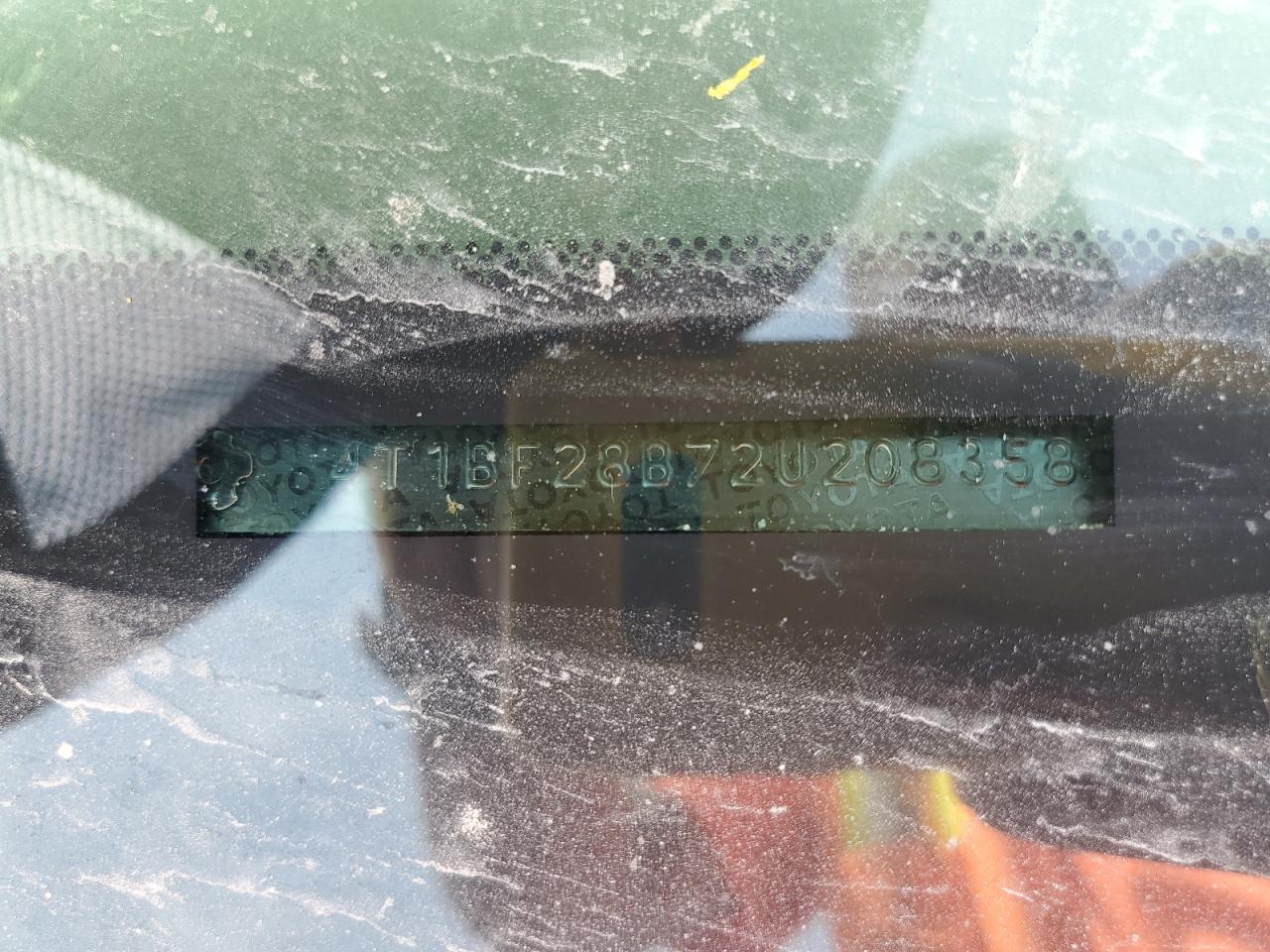 2002 Toyota Avalon Xl VIN: 4T1BF28B72U208358 Lot: 60082355