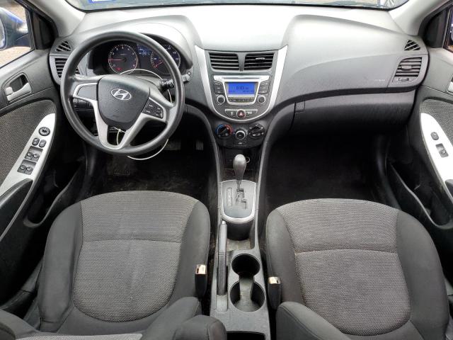 Hatchbacks HYUNDAI ACCENT 2014 Granatowy