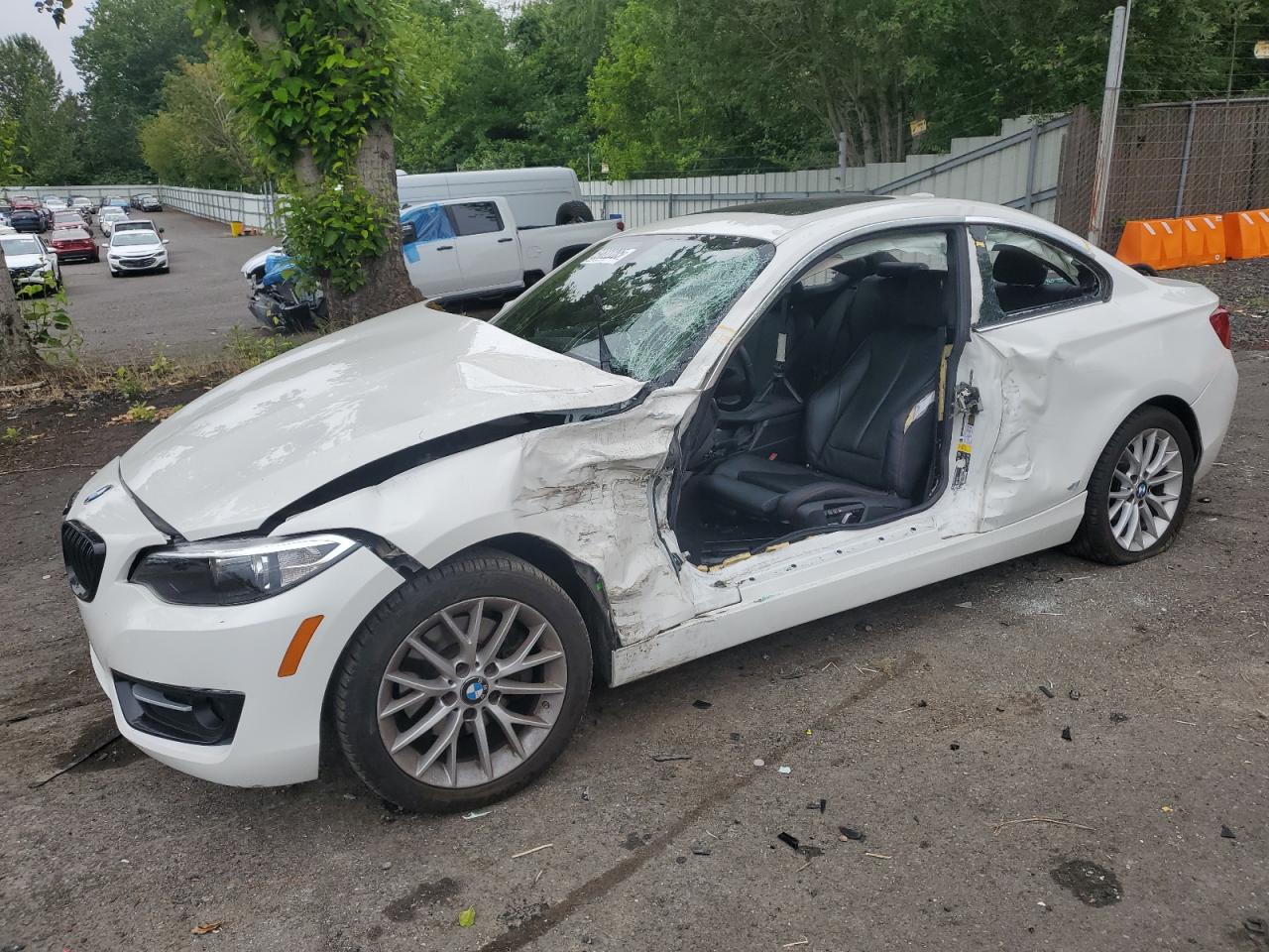 2016 Bmw 228 Xi Sulev de vânzare în Portland, OR - Side