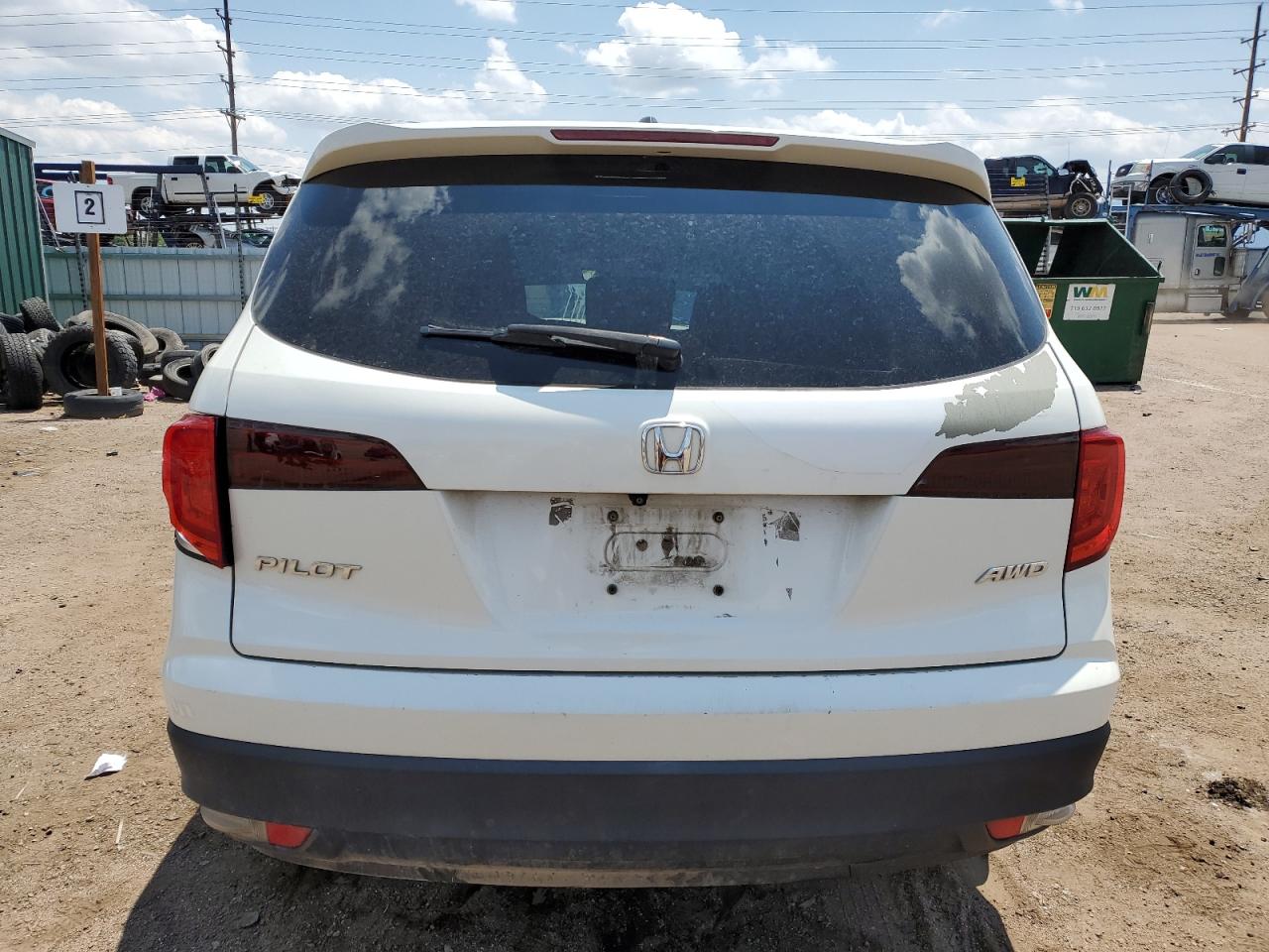 2017 Honda Pilot Exl VIN: 5FNYF6H50HB032545 Lot: 63105225