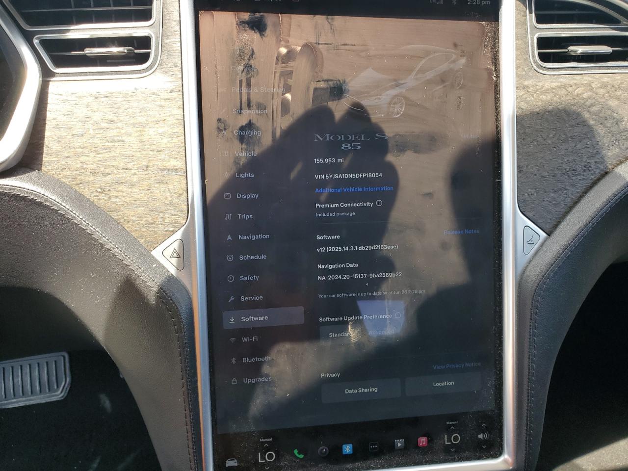 2013 Tesla Model S VIN: 5YJSA1DN5DFP18054 Lot: 62126285
