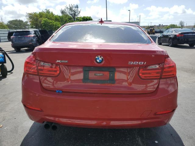  BMW 3 SERIES 2013 Czerwony