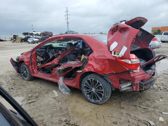  TOYOTA COROLLA 2016 Red
