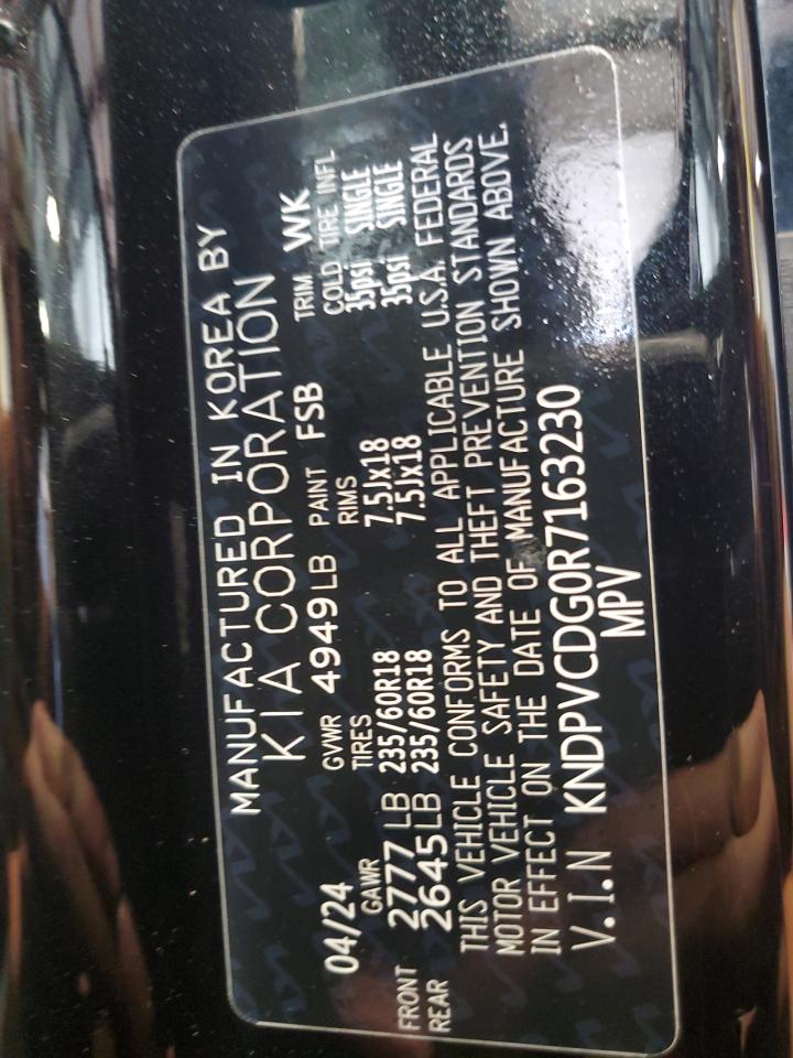 2024 Kia Sportage Ex VIN: KNDPVCDG0R7163230 Lot: 63012005