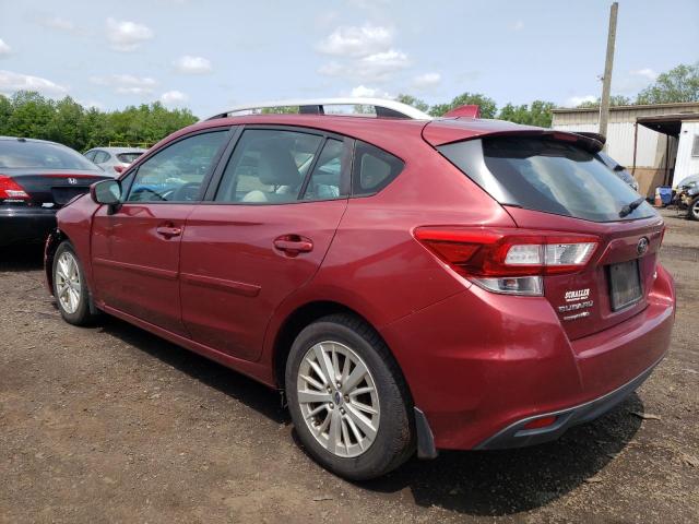  SUBARU IMPREZA 2018 Burgundy