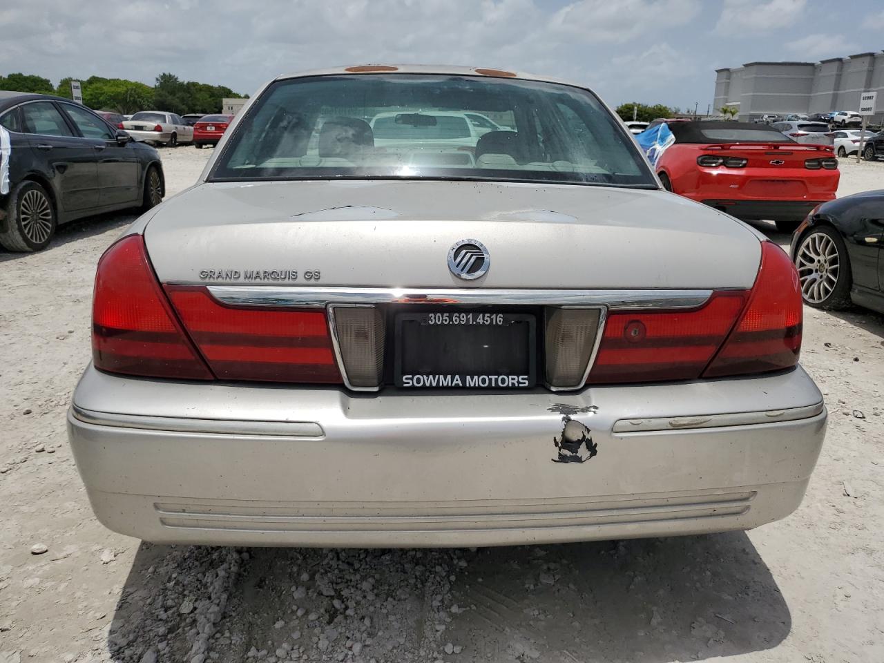 2003 Mercury Grand Marquis Gs VIN: 2MEFM74W13X709580 Lot: 59707605