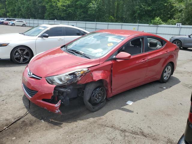  HYUNDAI ELANTRA 2016 Czerwony