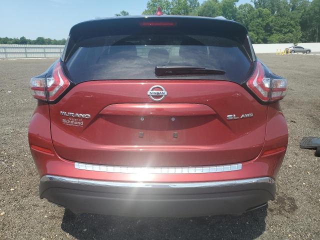  NISSAN MURANO 2018 Czerwony