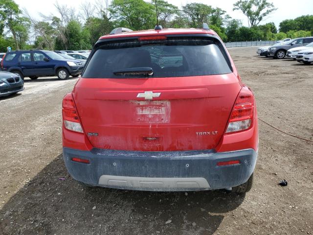  CHEVROLET TRAX 2015 Czerwony