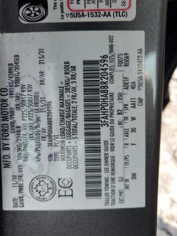 2011 FORD FUSION SE  