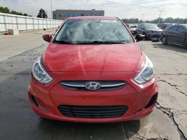  HYUNDAI ACCENT 2017 Red
