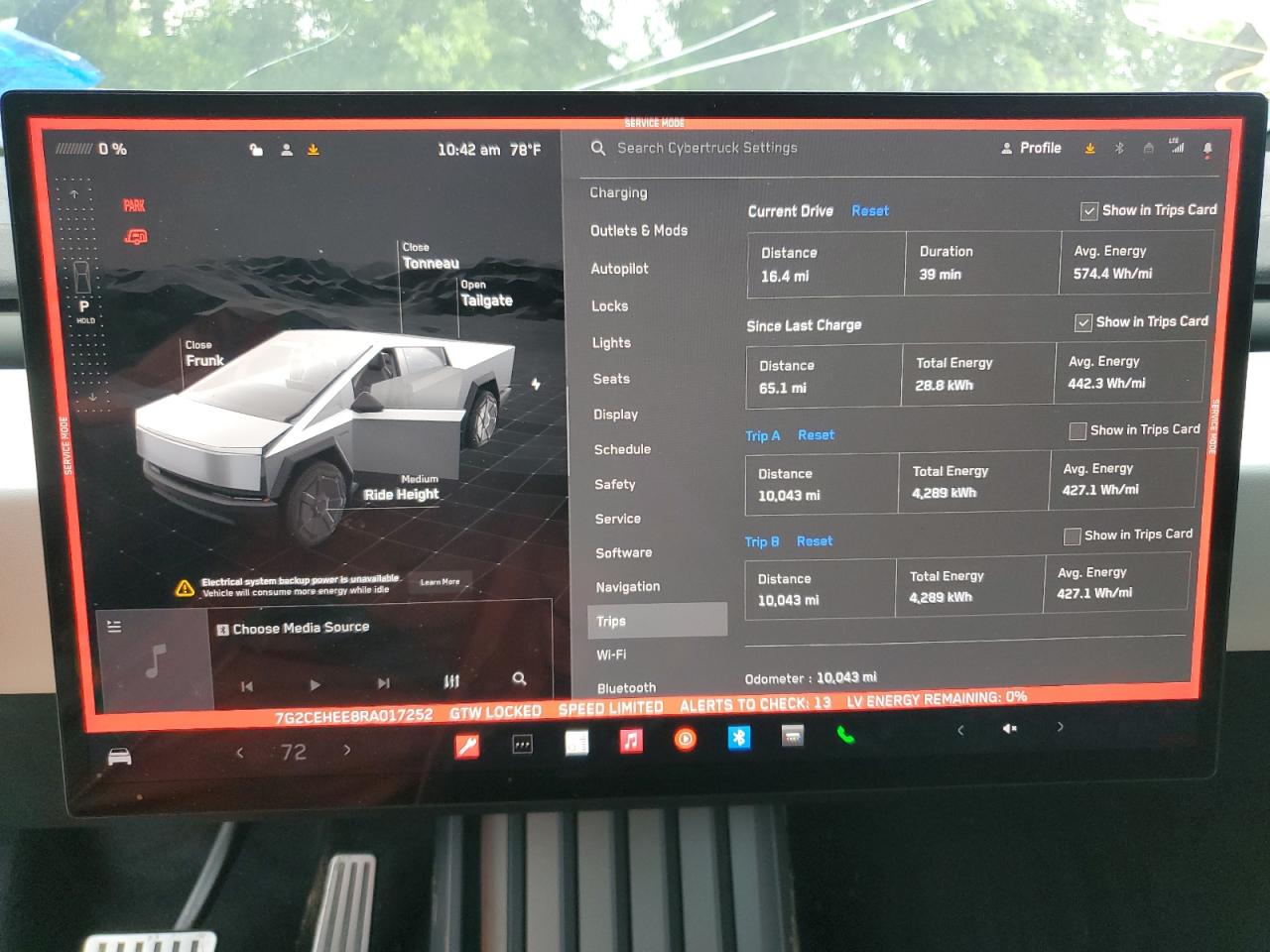 2024 Tesla Cybertruck VIN: 7G2CEHEE8RA017252 Lot: 58918195