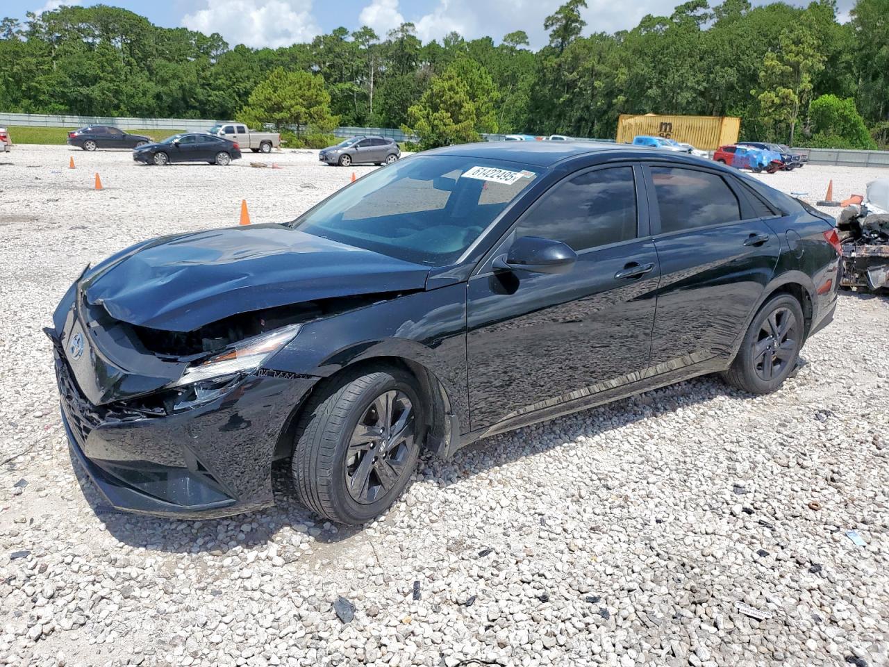 2022 Hyundai Elantra Sel charcoal null gas KMHLM4AG0NU244635 photo #1