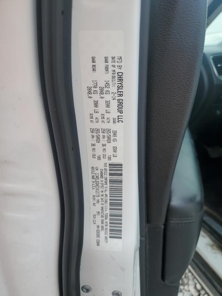 2014 Dodge Durango Limited VIN: 1C4RDJDGXEC412179 Lot: 61281225