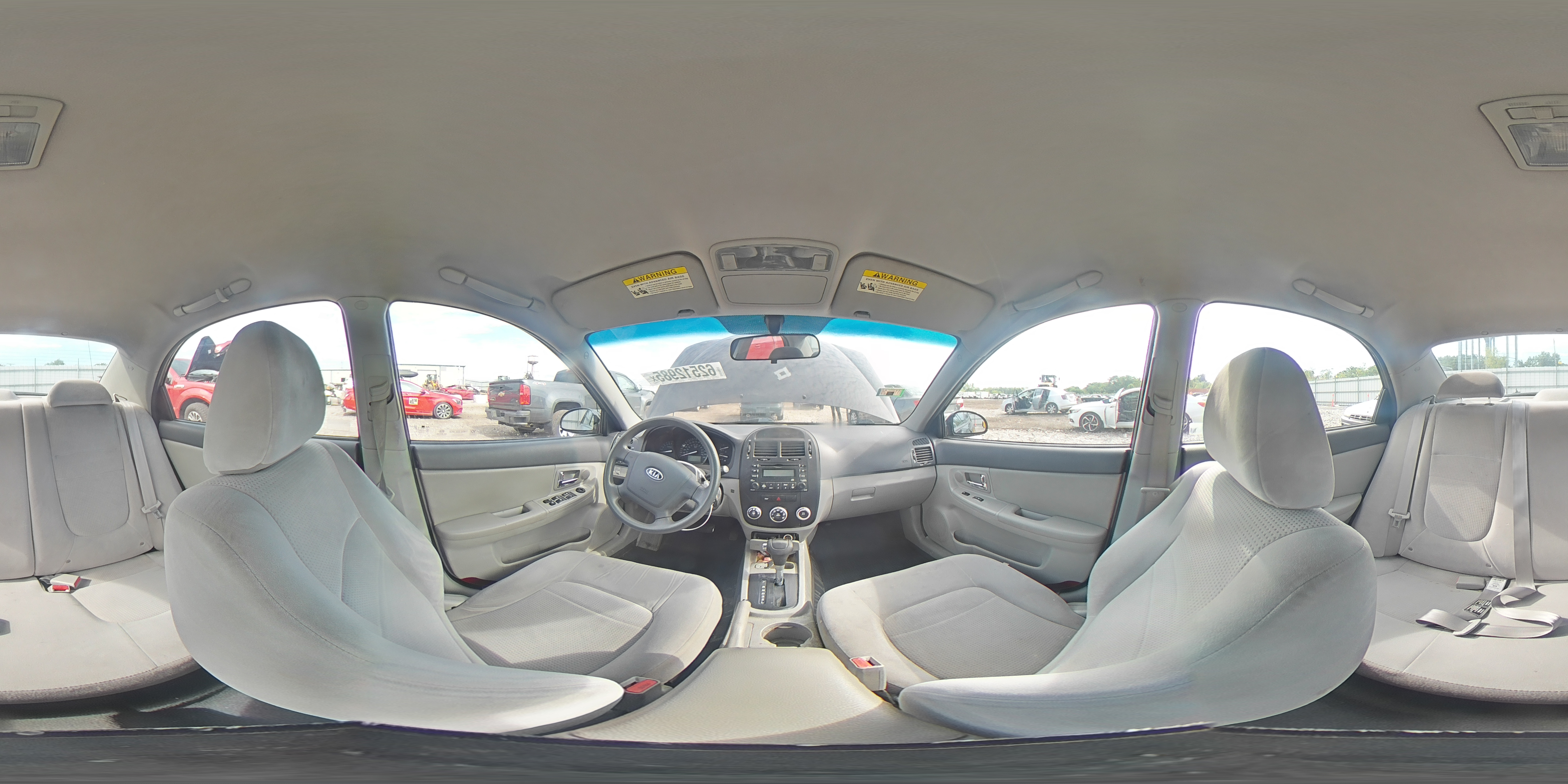 2008 Kia Spectra Ex VIN: KNAFE121X85566363 Lot: 62512985