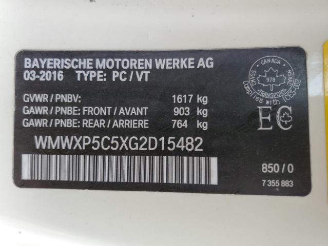 2016 MINI COOPER 