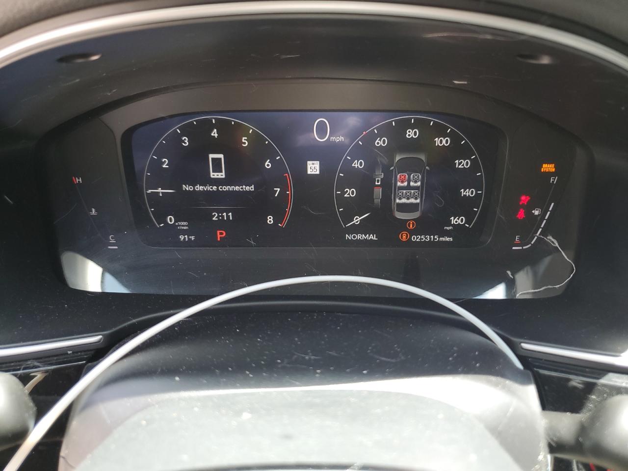 2024 Honda Civic Touring VIN: 2HGFE1F97RH313662 Lot: 61184005