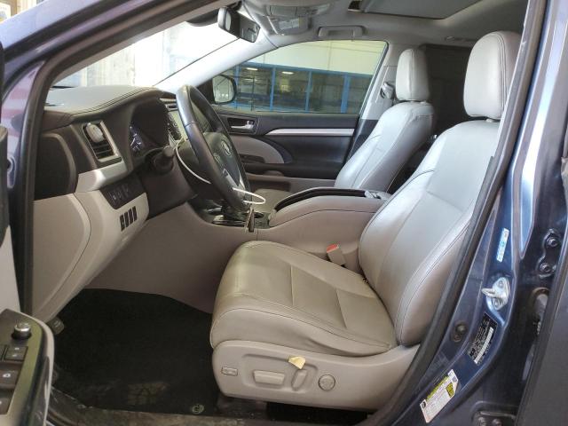  TOYOTA HIGHLANDER 2017 Синий