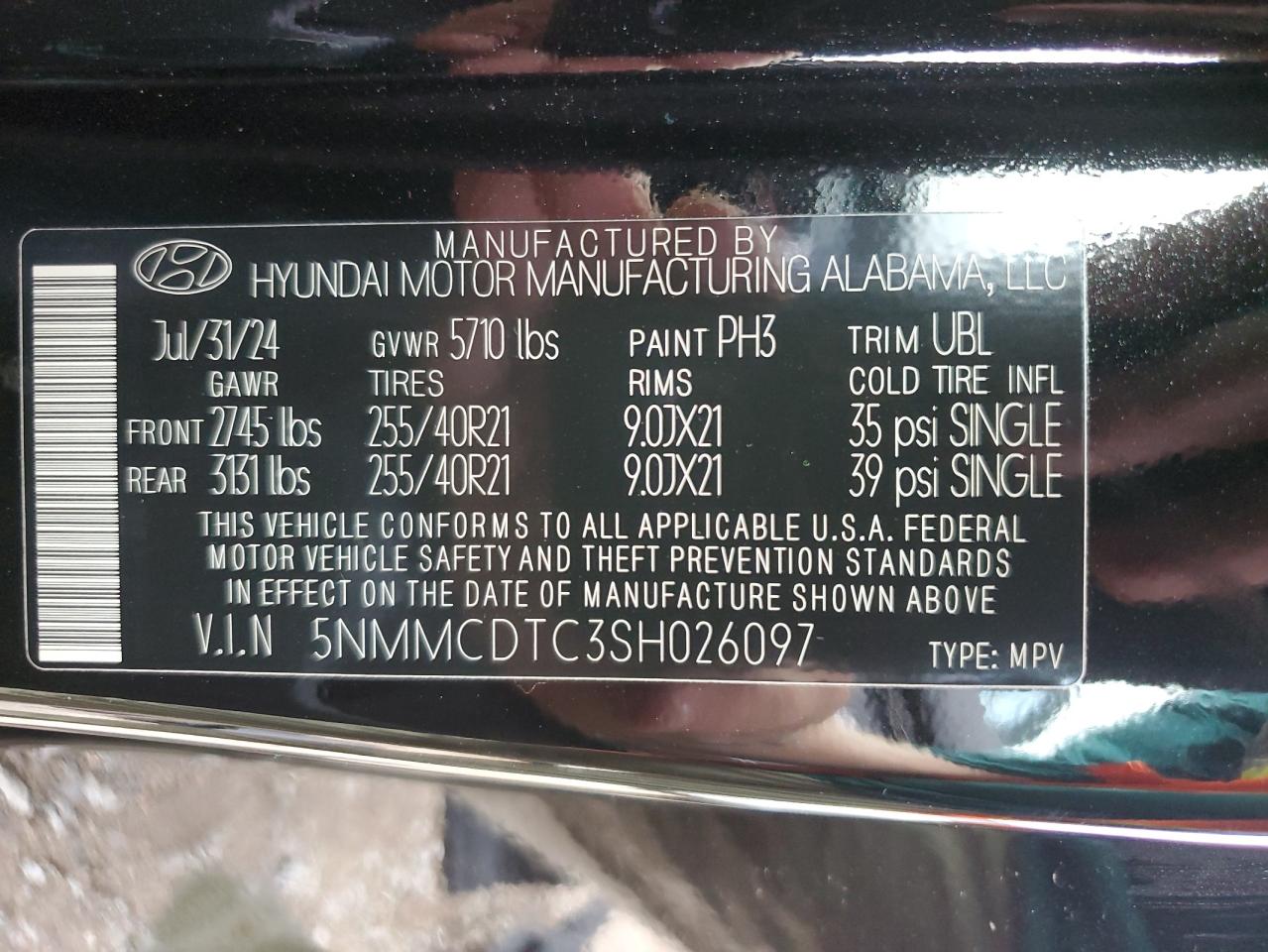 2025 Genesis Gv70 Base VIN: 5NMMCDTC3SH026097 Lot: 61982735