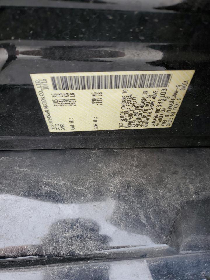 1N4AA6AP3HC385103 NISSAN MAXIMA 2017