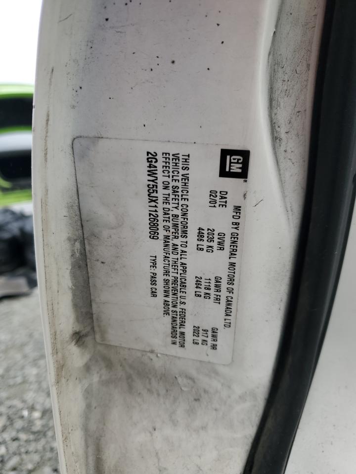 2001 Buick Century Limited VIN: 2G4WY55JX11268069 Lot: 59519665