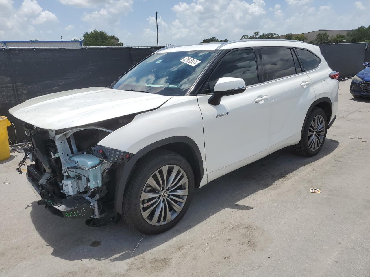 2020 Toyota Highlander Hybrid Platinum იყიდება Orlando-ში, FL - Front End