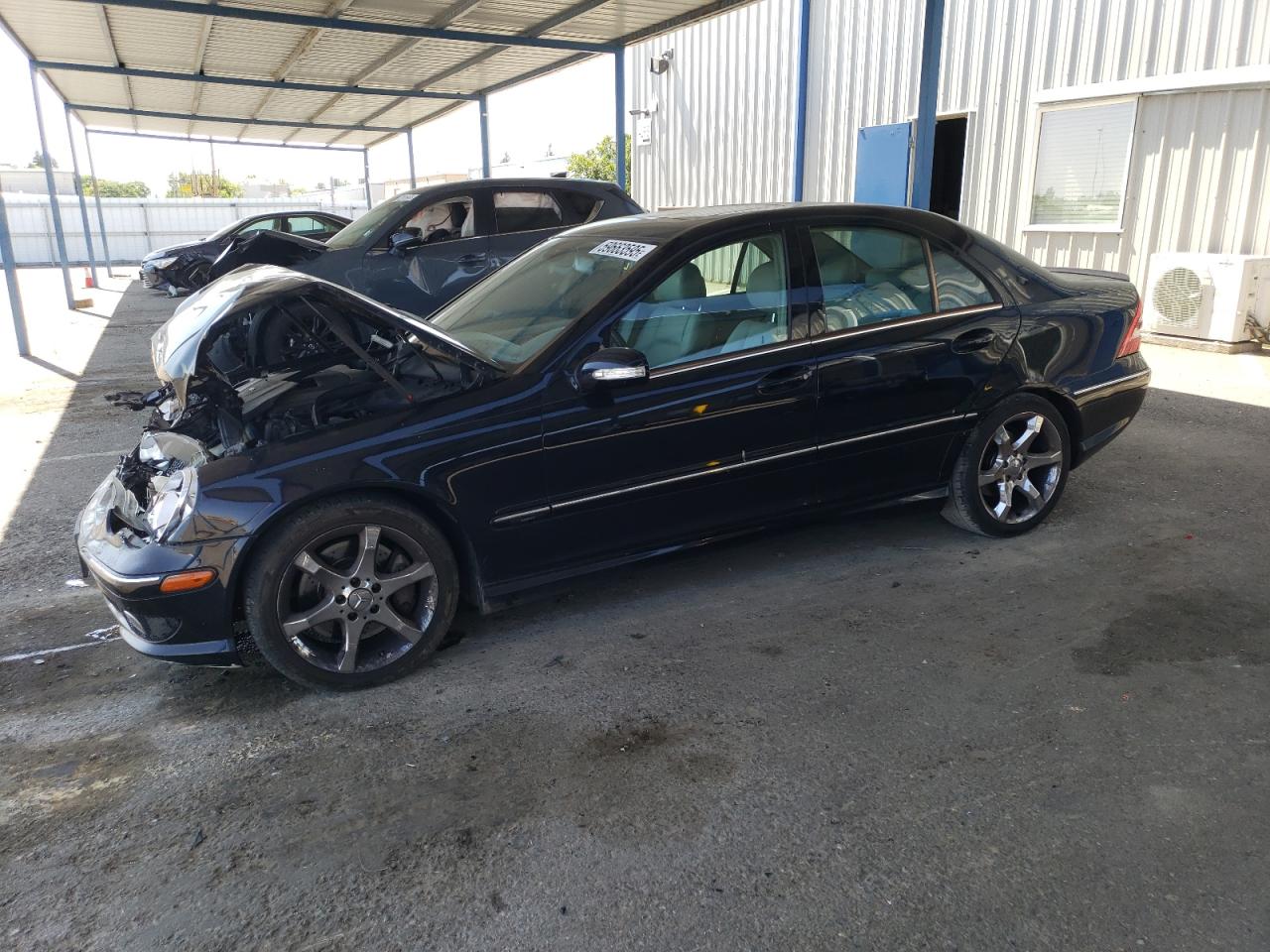 2007 Mercedes-Benz C 230 იყიდება Sacramento-ში, CA - Front End