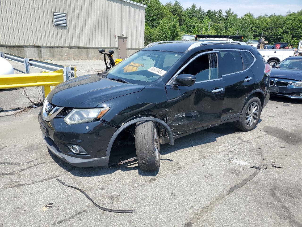 2014 Nissan Rogue S na sprzedaż w Exeter, RI - Side