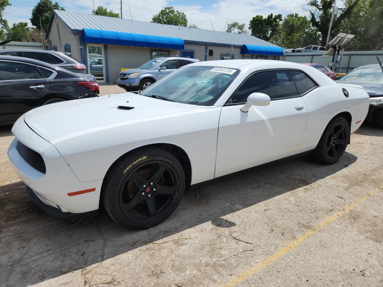 2015 Dodge Challenger Sxt white coupe flexible 2C3CDZAG9FH702151 photo #1