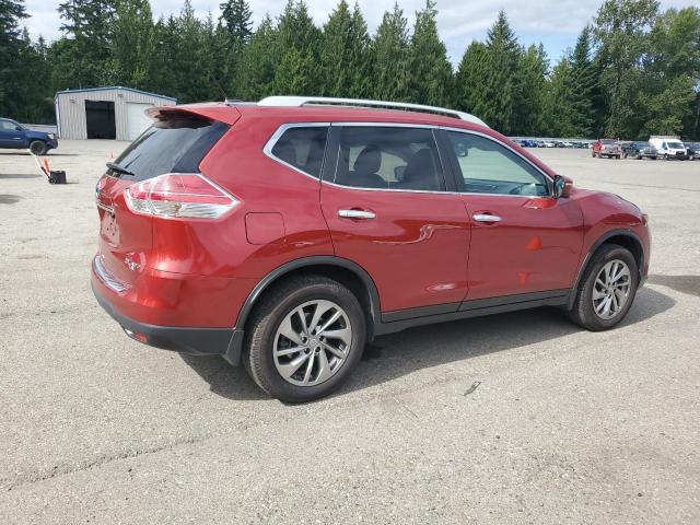  NISSAN ROGUE 2015 Czerwony
