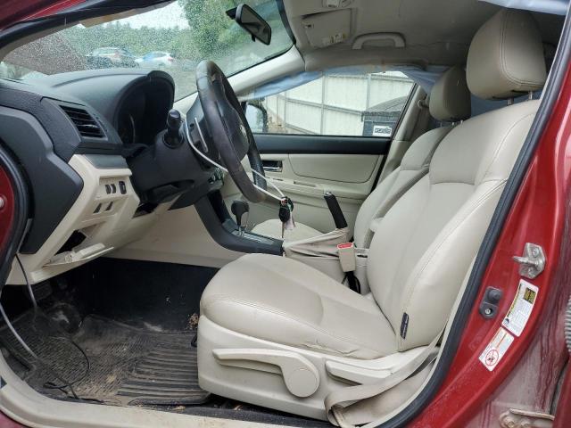  SUBARU XV 2014 Красный