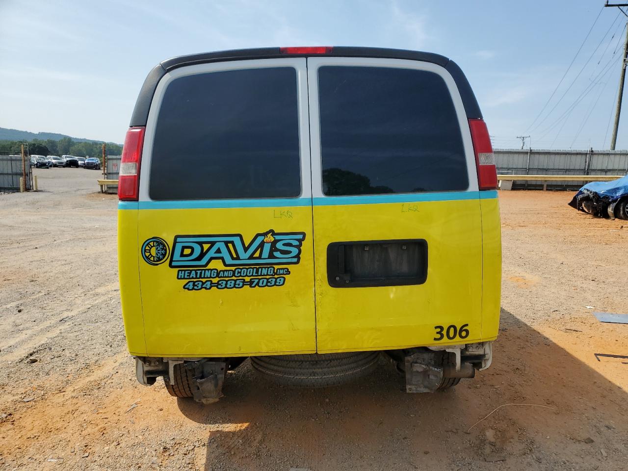 2017 GMC Savana G2500 VIN: 1GTW7AFG1H1100744 Lot: 61723835