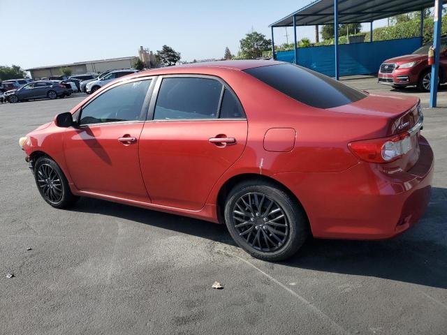 TOYOTA COROLLA 2012 Czerwony