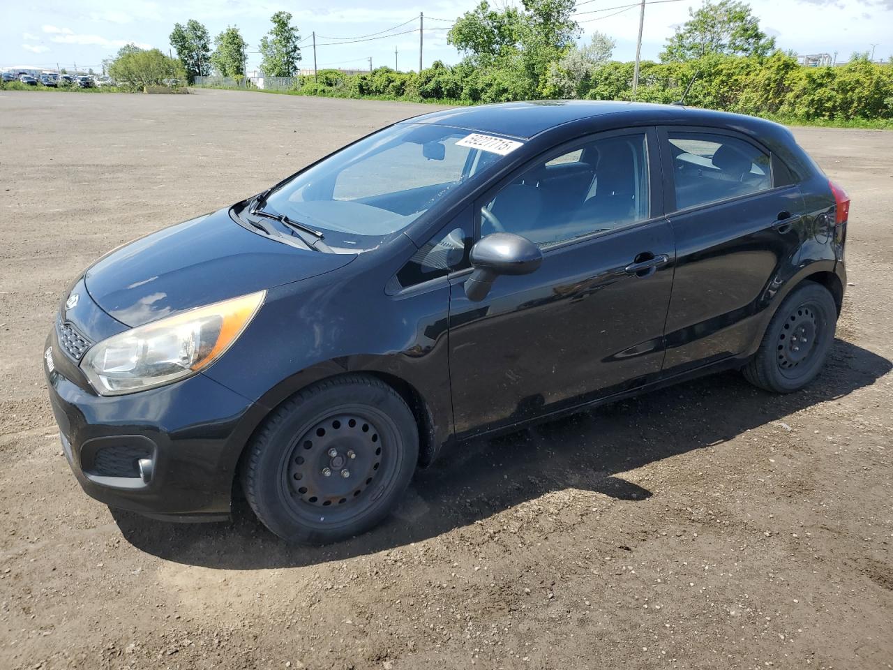 2013 Kia Rio Lx na sprzedaż w Montreal-est, QC - Rear End