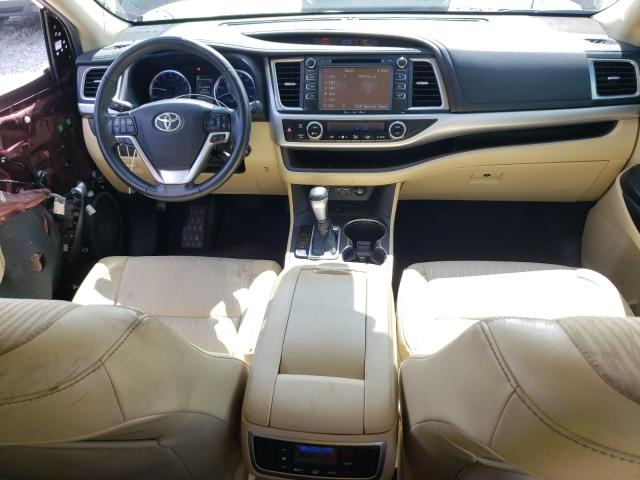  TOYOTA HIGHLANDER 2019 Бургунди