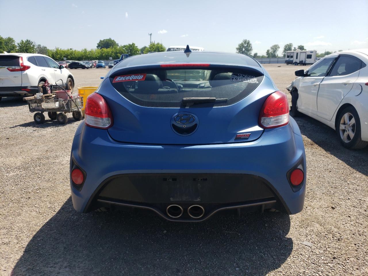 2016 Hyundai Veloster Turbo VIN: KMHTC6AE1GU259760 Lot: 60083645