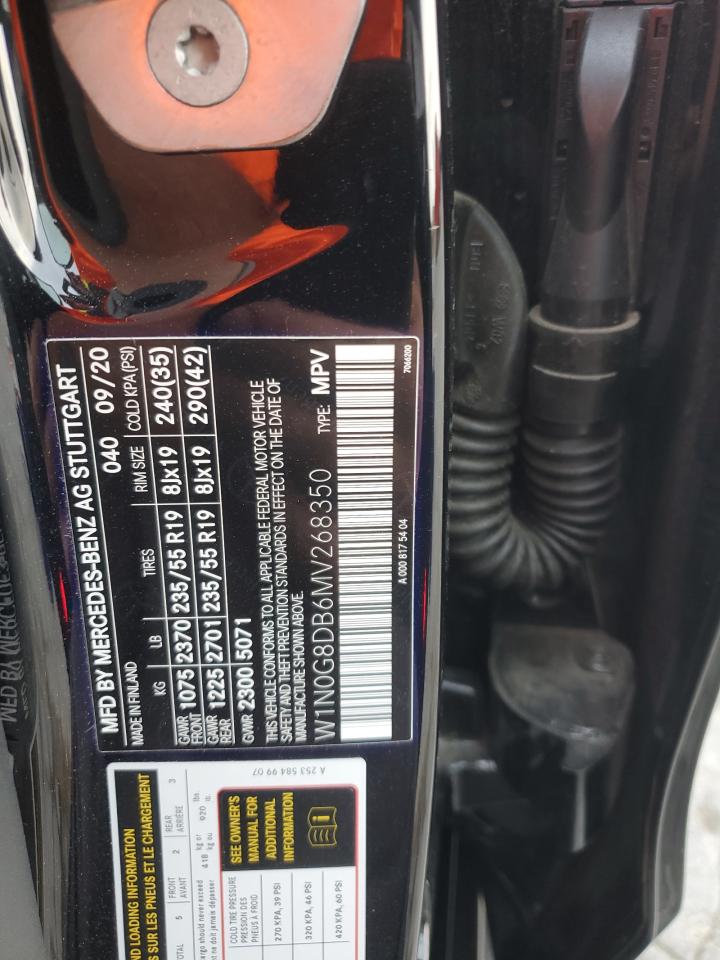 2021 Mercedes-Benz Glc 300 VIN: W1N0G8DB6MV268350 Lot: 62721285