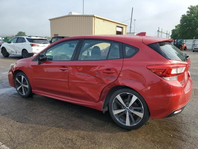  SUBARU IMPREZA 2018 Красный