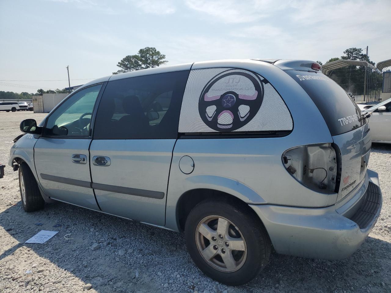 2006 Dodge Caravan Sxt blue van gas 1D4GP45R86B743403 photo #3