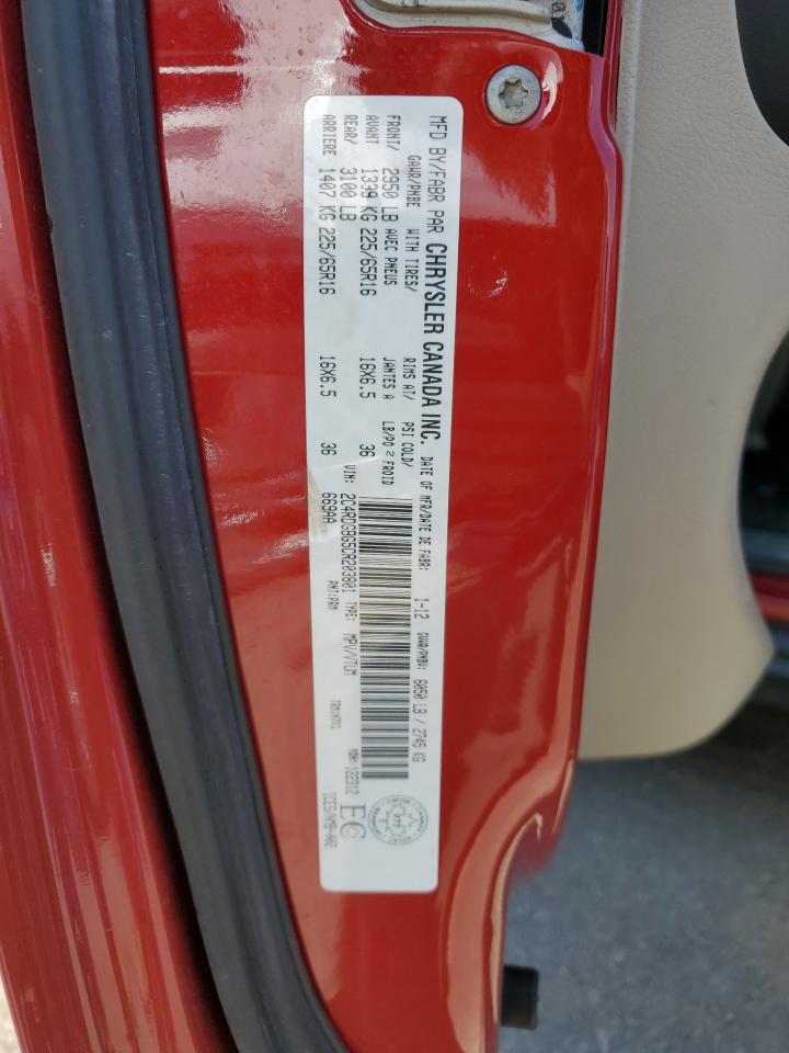 2012 Dodge Grand Caravan Se VIN: 2C4RDGBG5CR203801 Lot: 62064025