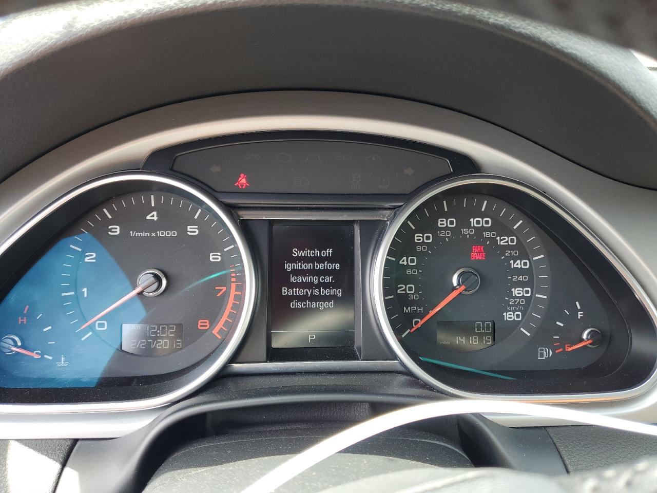 2014 Audi Q7 Premium Plus VIN: WA1LGAFE2ED010914 Lot: 59791355