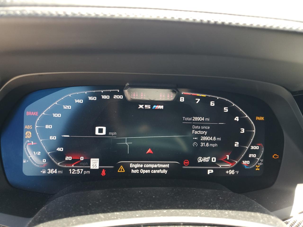 2022 BMW X5 M VIN: 5YMJU0C01N9M56863 Lot: 61859145