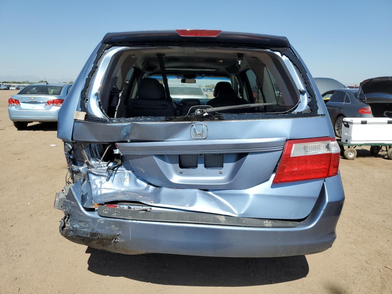 2006 Honda Odyssey Exl VIN: 5FNRL38616B091637 Lot: 61840085