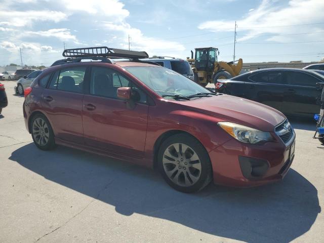  SUBARU IMPREZA 2013 Burgundy