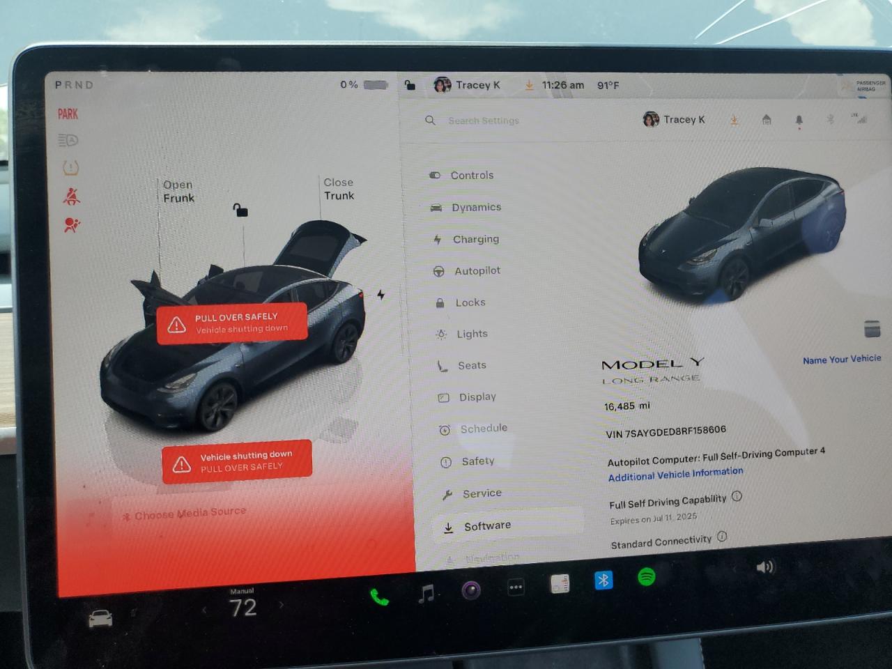 TESLA MODEL Y 2024 VIN 7SAYGDED8RF158606 фото 9