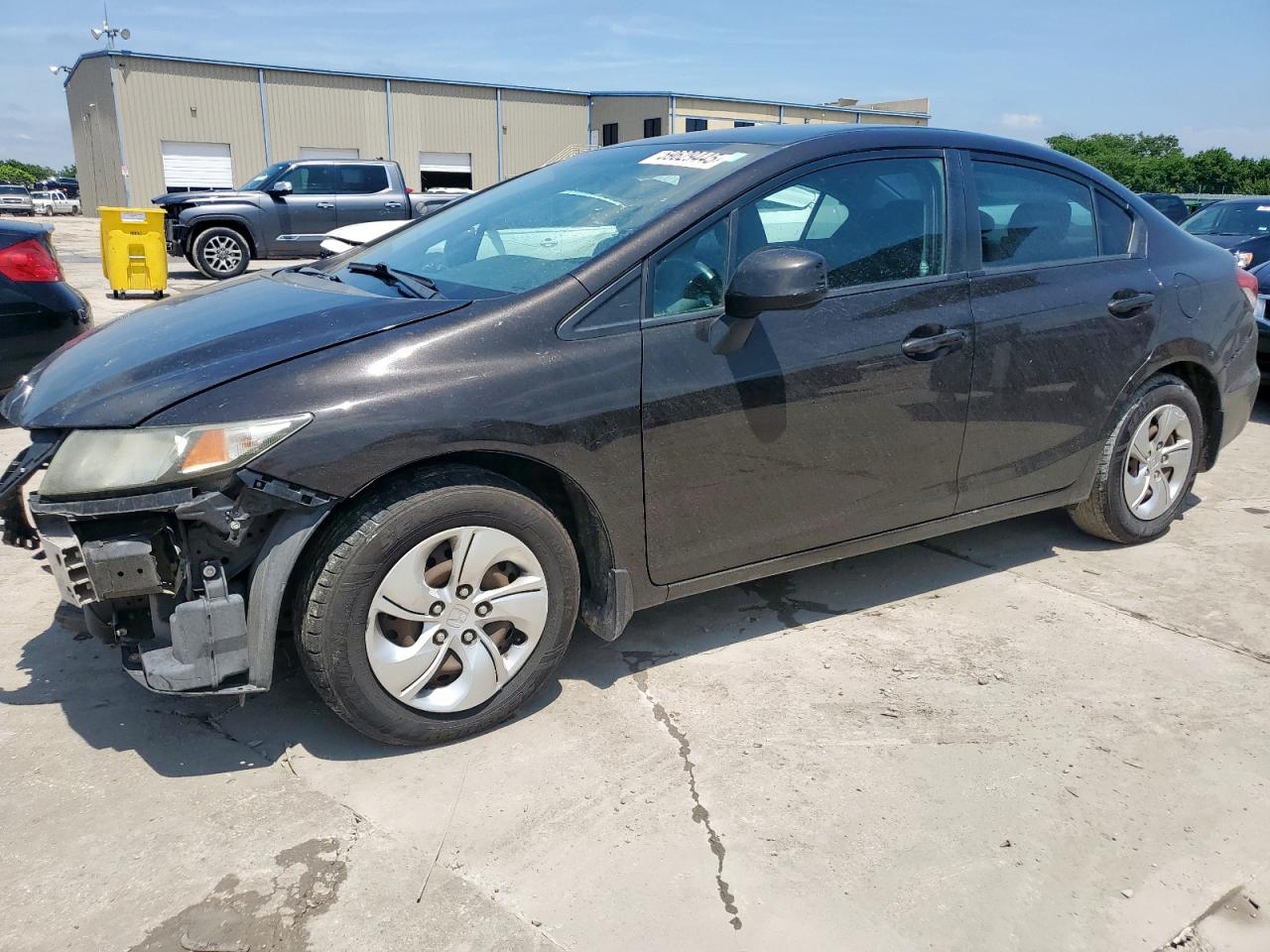 2013 Honda Civic Lx na sprzedaż w Wilmer, TX - Front End